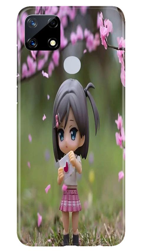 Cute Girl Mobile Back Case for Realme Narzo 20 (Design - 92) Cute Girl Case for Realme Narzo 20