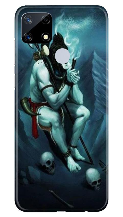 Lord Shiva Mahakal2 Mobile Back Case for Realme Narzo 20 (Design - 98) Lord Shiva Mahakal2 Case for Realme Narzo 20