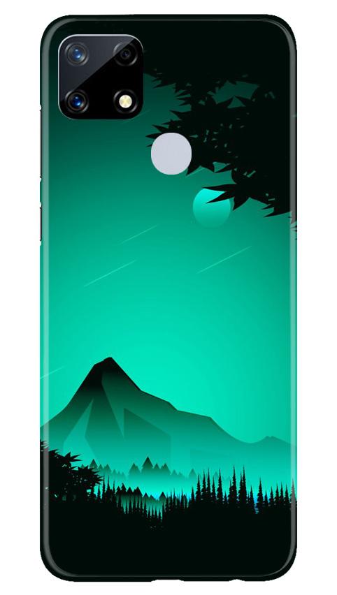 Moon Mountain Mobile Back Case for Realme Narzo 20 (Design 204)