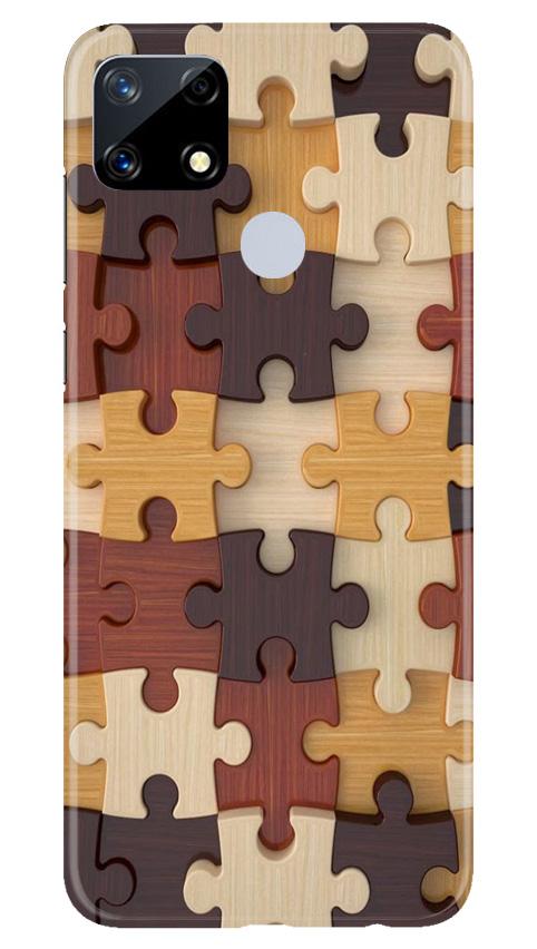 Puzzle Pattern Mobile Back Case for Realme Narzo 20 (Design - 217) Puzzle Pattern Case for Realme Narzo 20 (Design No. 217)