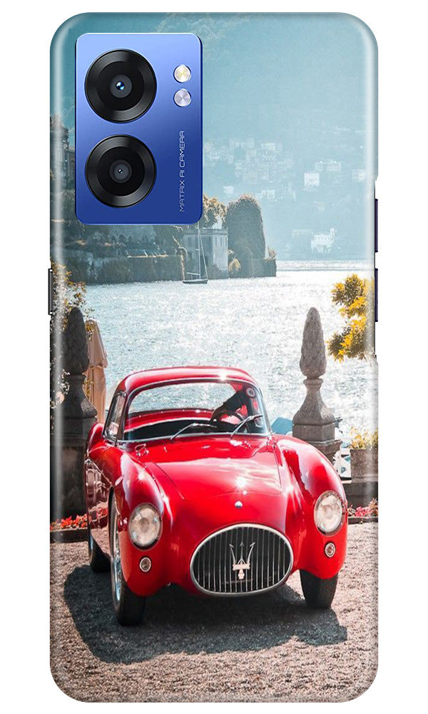Vintage Car Mobile Back Case for Realme Narzo 50 5G (Design - 51) Vintage Car Case for Realme Narzo 50 5G