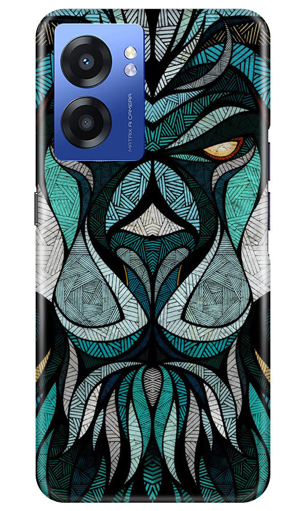 Lion Mobile Back Case for Realme Narzo 50 5G (Design - 97) Lion Case for Realme Narzo 50 5G