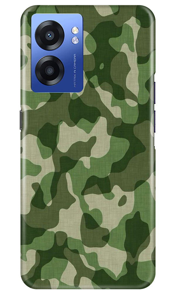 Army Camouflage Mobile Back Case for Realme Narzo 50 5G (Design - 106) Army Camouflage Case for Realme Narzo 50 5G (Design - 106)