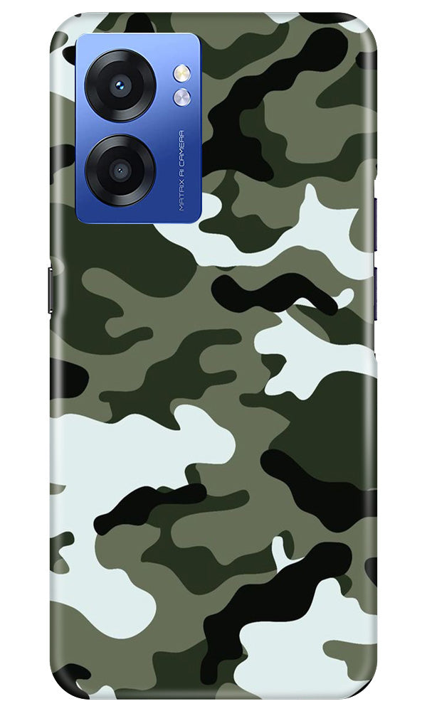 Army Camouflage Mobile Back Case for Realme Narzo 50 5G (Design - 108) Army Camouflage Case for Realme Narzo 50 5G (Design - 108)
