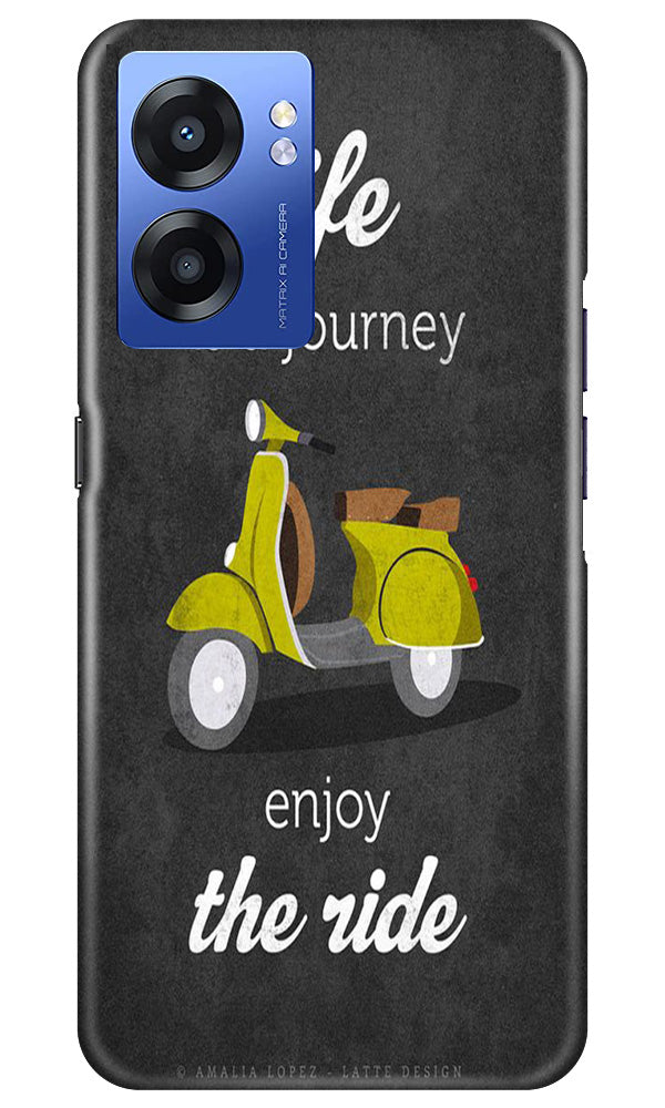 Vintage Scooter Mobile Back Case for Realme Narzo 50 5G (Design - 229) Vintage Scooter Case for Realme Narzo 50 5G (Design No. 229)