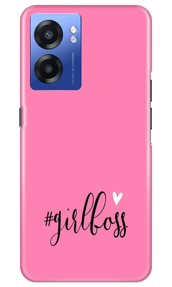 Girl Boss Black Mobile Back Case for Realme Narzo 50 5G (Design - 237) Girl Boss Black Case for Realme Narzo 50 5G (Design No. 237)