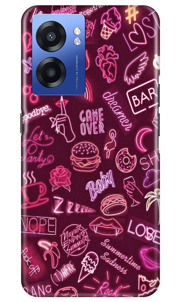 Party Theme Mobile Back Case for Realme Narzo 50 5G (Design - 350) Party Theme Mobile Back Case for Realme Narzo 50 5G (Design - 350)