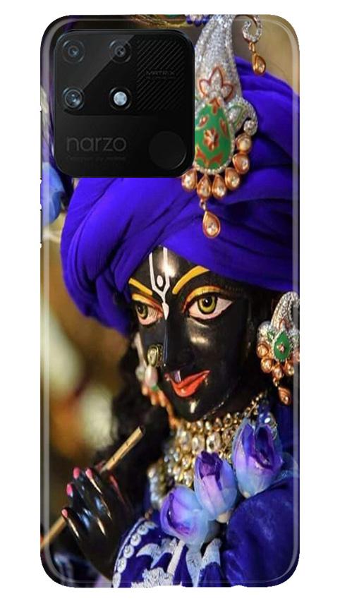 Lord Krishna4 Mobile Back Case for Realme Narzo 50A (Design - 19) Lord Krishna4 Case for Realme Narzo 50A