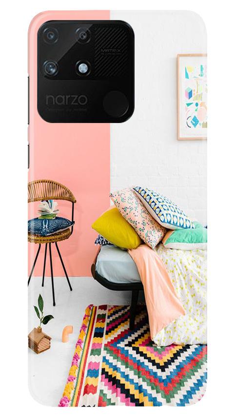 Home Décor Mobile Back Case for Realme Narzo 50A (Design - 60) Home Décor Case for Realme Narzo 50A