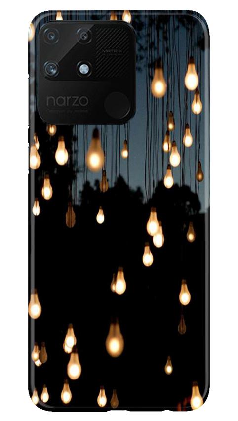 Party Bulb Mobile Back Case for Realme Narzo 50A (Design - 72) Party Bulb Case for Realme Narzo 50A