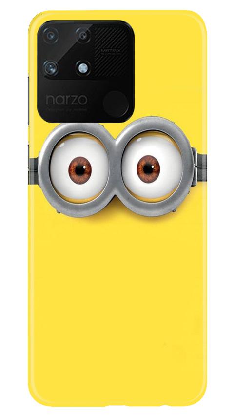 Minions Mobile Back Case for Realme Narzo 50A (Design - 128) Minions Case for Realme Narzo 50A (Design - 128)