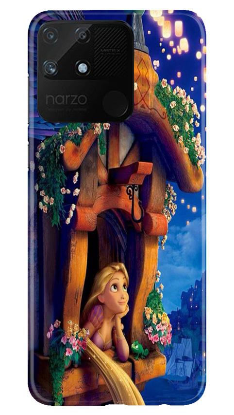 Cute Girl Mobile Back Case for Realme Narzo 50A (Design - 198) Cute Girl Case for Realme Narzo 50A (Design - 198)