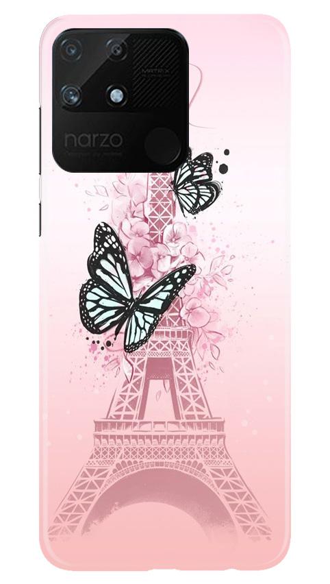 Eiffel Tower Mobile Back Case for Realme Narzo 50A (Design - 211) Eiffel Tower Case for Realme Narzo 50A (Design No. 211)