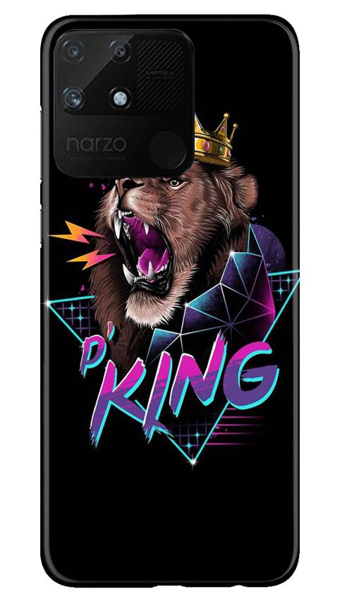 Lion King Mobile Back Case for Realme Narzo 50A (Design - 219) Lion King Case for Realme Narzo 50A (Design No. 219)