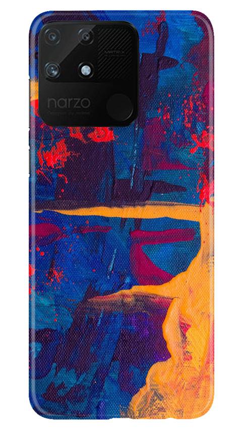 Modern Art Mobile Back Case for Realme Narzo 50A (Design - 238) Modern Art Case for Realme Narzo 50A (Design No. 238)