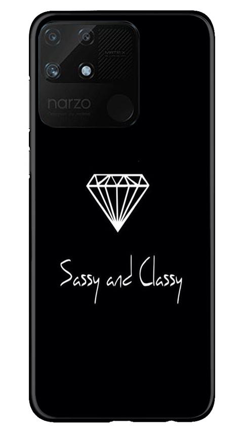 Sassy and Classy Mobile Back Case for Realme Narzo 50A (Design - 264) Sassy and Classy Case for Realme Narzo 50A (Design No. 264)