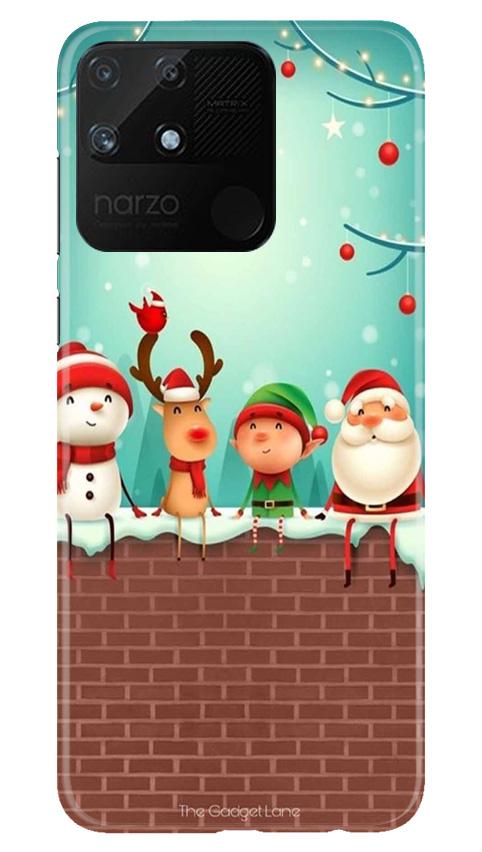 Santa Claus Mobile Back Case for Realme Narzo 50A (Design - 334) Santa Claus Mobile Back Case for Realme Narzo 50A (Design - 334)