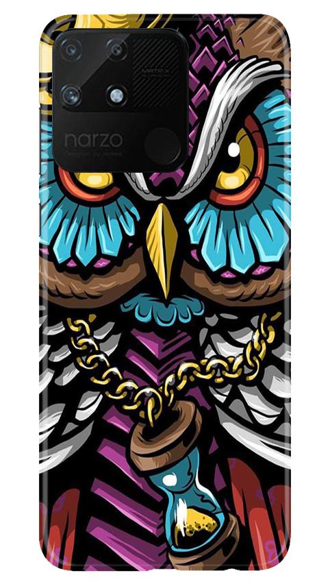 Owl Mobile Back Case for Realme Narzo 50A (Design - 359) Owl Mobile Back Case for Realme Narzo 50A (Design - 359)