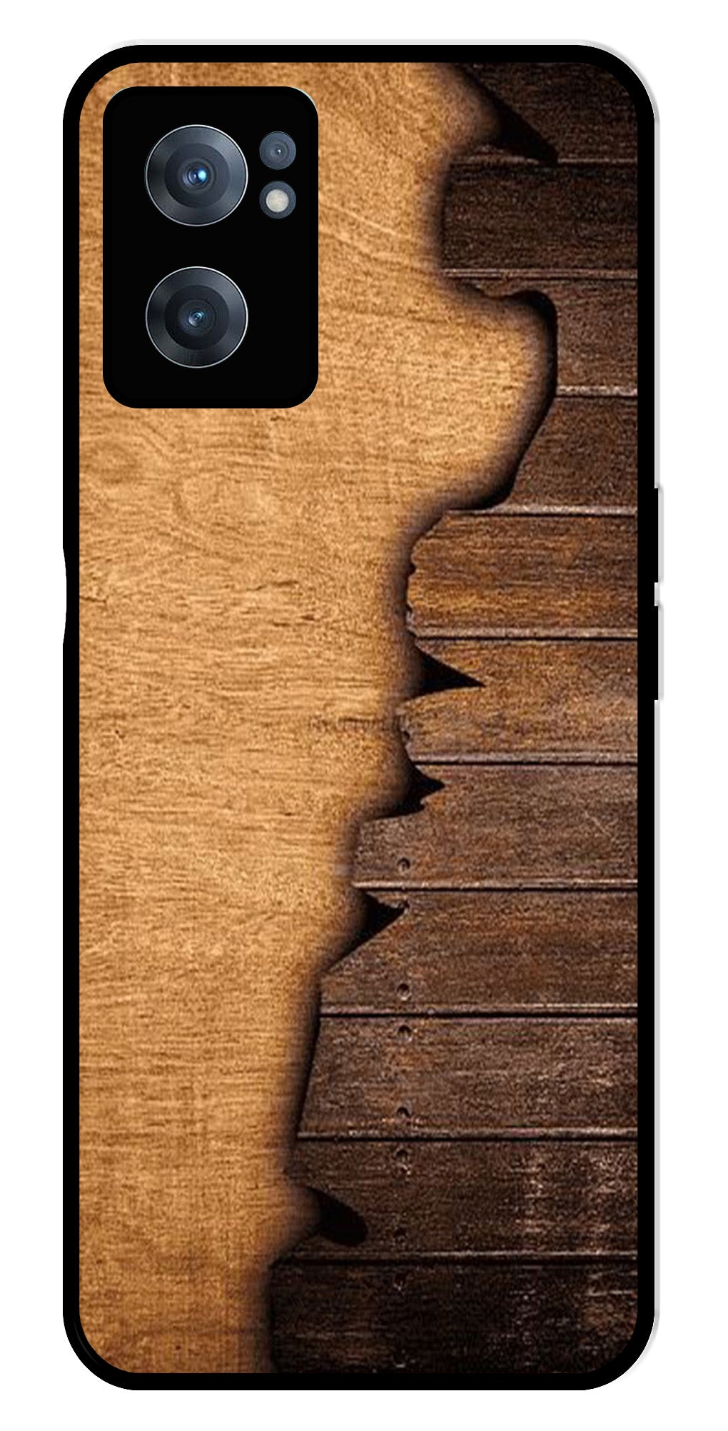 Wooden Design Metal Mobile Case for OnePlus Nord CE 2 5G Wooden Design Metal Mobile Case for OnePlus Nord CE 2 5G