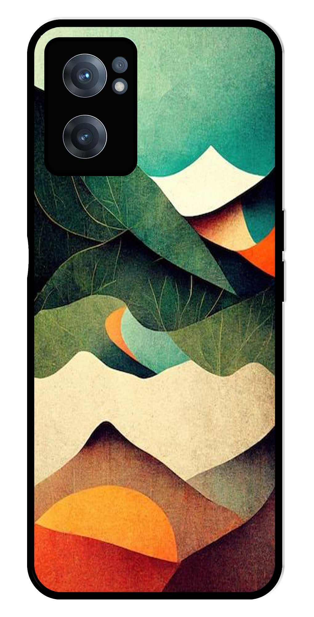 MultiColor Pattern Metal Mobile Case for OnePlus Nord CE 2 5G MultiColor Pattern Metal Mobile Case for OnePlus Nord CE 2 5G