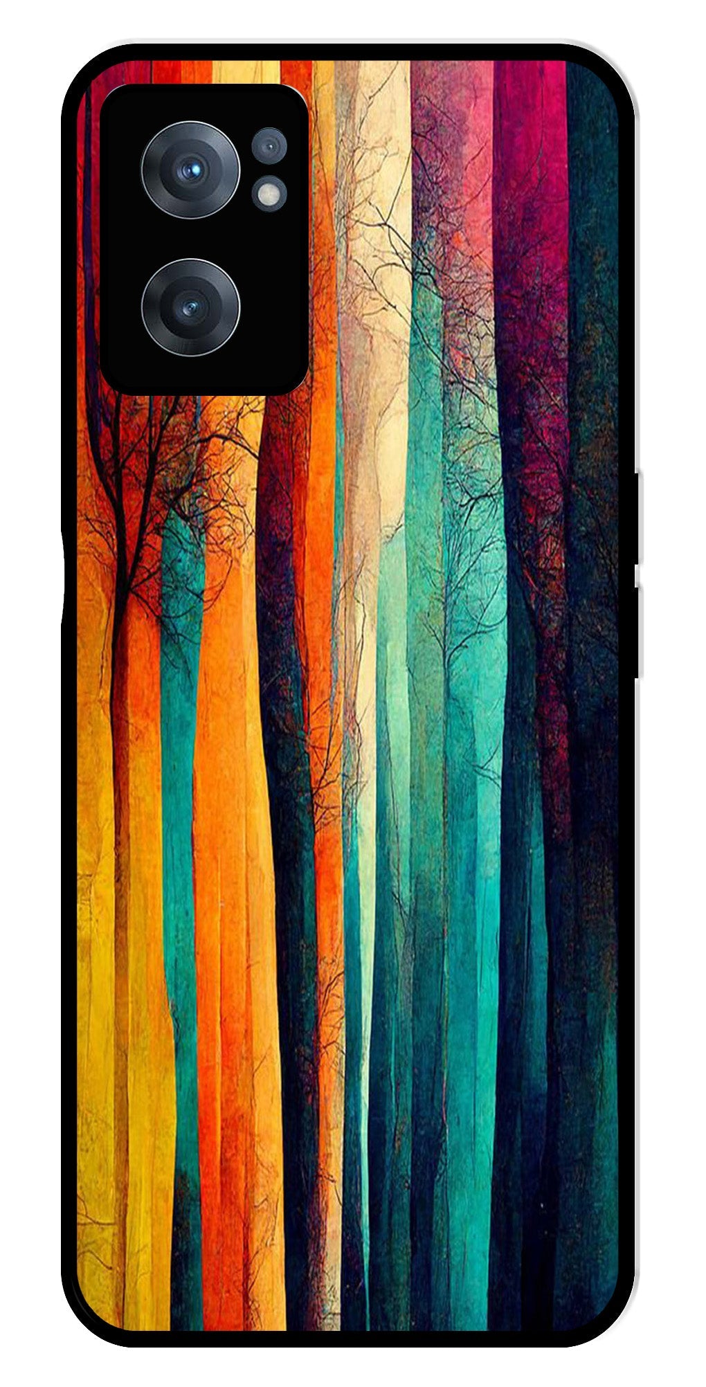 Modern Art Colorful Metal Mobile Case for OnePlus Nord CE 2 5G Modern Art Colorful Metal Mobile Case for OnePlus Nord CE 2 5G