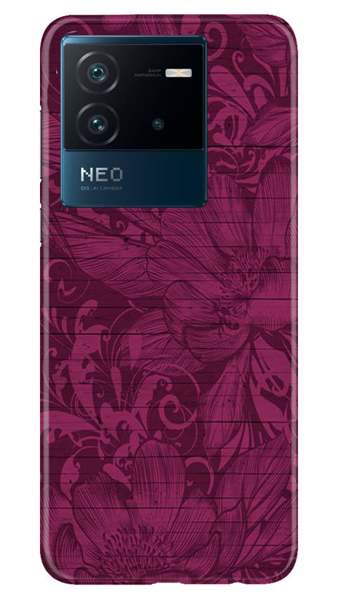 Purple Backround Mobile Back Case for iQOO Neo 6 5G (Design - 22) Purple Backround Case for iQOO Neo 6 5G