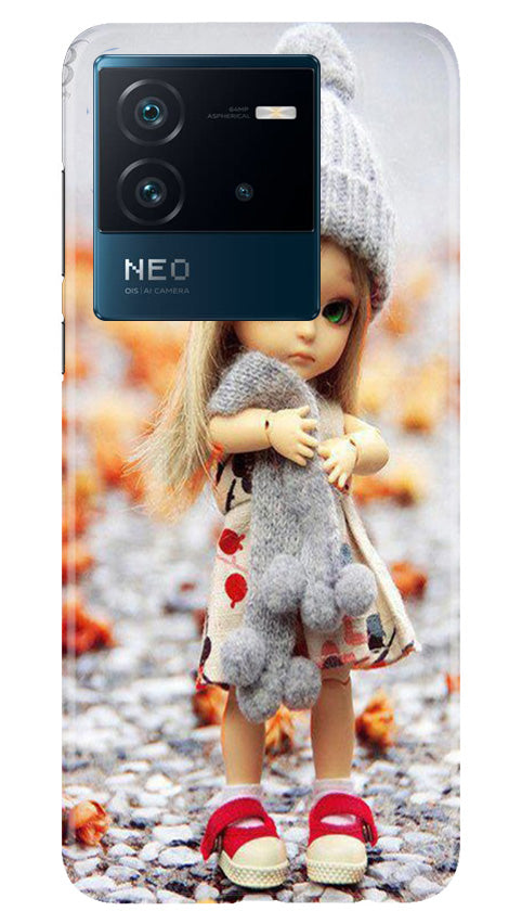 Cute Doll Mobile Back Case for iQOO Neo 6 5G (Design - 93) Cute Doll Case for iQOO Neo 6 5G