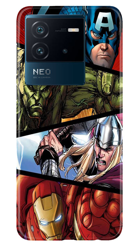 Avengers Superhero Mobile Back Case for iQOO Neo 6 5G (Design - 124) Avengers Superhero Case for iQOO Neo 6 5G (Design - 124)