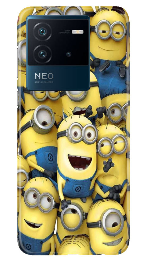 Minions Mobile Back Case for iQOO Neo 6 5G (Design - 127) Minions Case for iQOO Neo 6 5G (Design - 127)