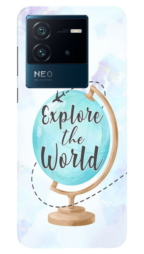 Explore the World Mobile Back Case for iQOO Neo 6 5G (Design - 176) Explore the World Case for iQOO Neo 6 5G (Design No. 176)