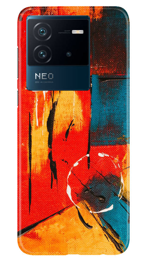 Modern Art Mobile Back Case for iQOO Neo 6 5G (Design - 207) Modern Art Case for iQOO Neo 6 5G (Design No. 207)