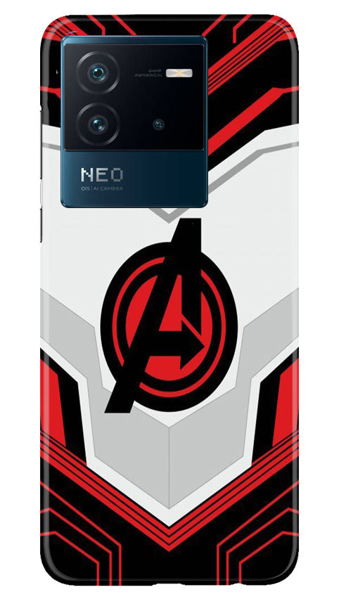Ironman Captain America Mobile Back Case for iQOO Neo 6 5G (Design - 223) Ironman Captain America Case for iQOO Neo 6 5G (Design No. 223)
