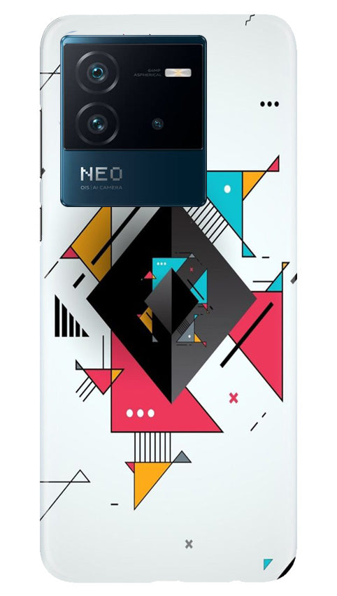 Diffrent Four Color Pattern Mobile Back Case for iQOO Neo 6 5G (Design - 244) Diffrent Four Color Pattern Case for iQOO Neo 6 5G (Design No. 244)
