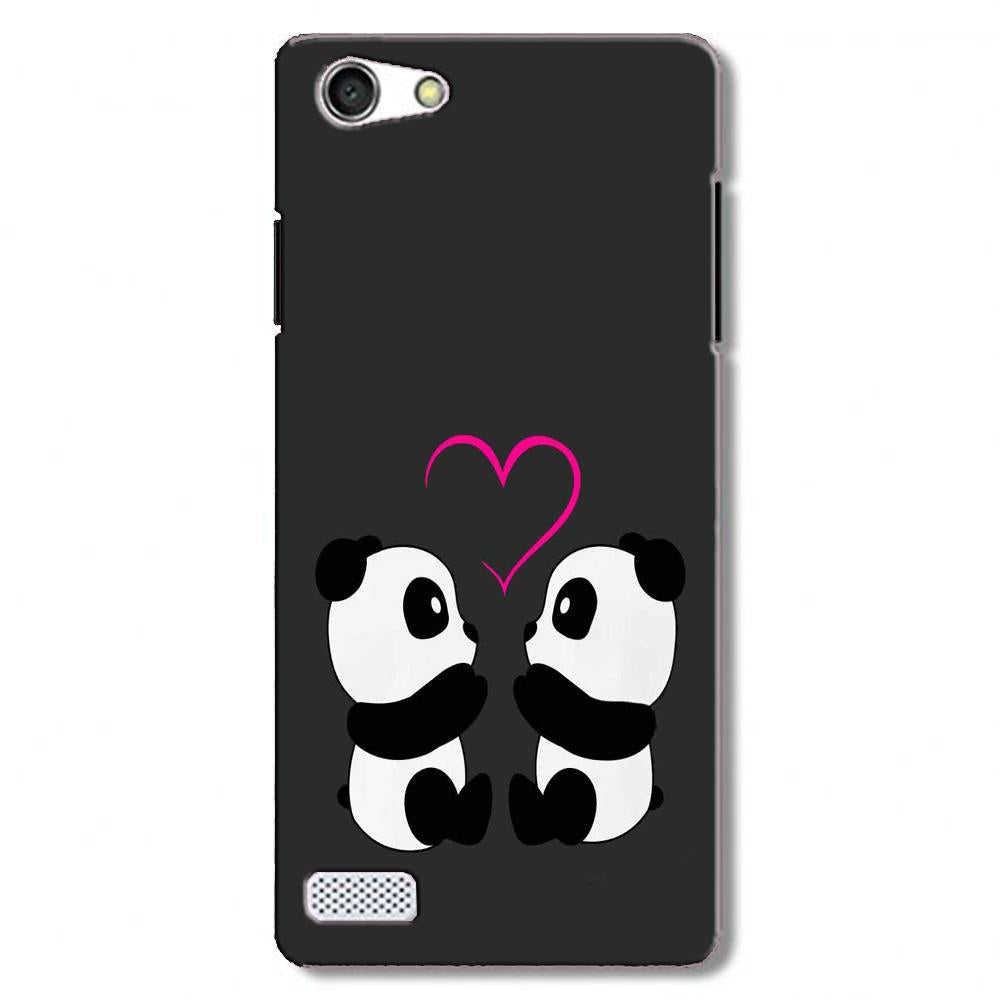 Panda Love Mobile Back Case for Oppo A31 / Neo 5 (Design - 398) Panda Love Mobile Back Case for Oppo A31 / Neo 5 (Design - 398)