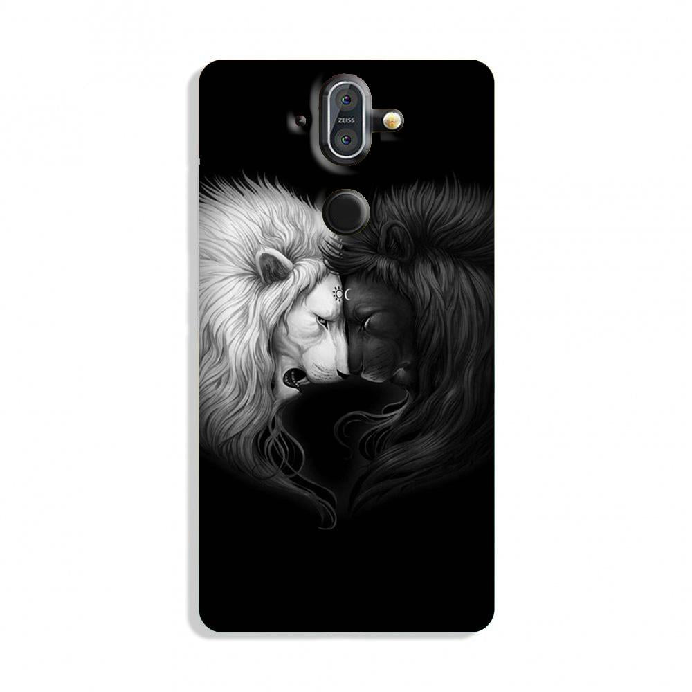 Dark White Lion Case for Nokia 9 (Design - 140) Dark White Lion Case for Nokia 9 (Design - 140)