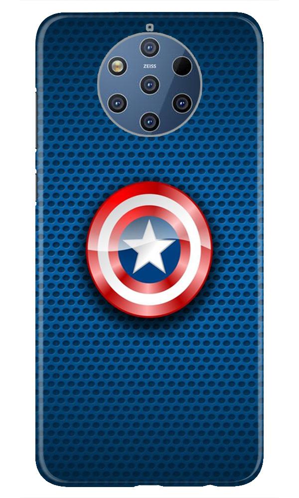 Captain America Shield Case for Nokia 9 Pureview (Design No. 253) Captain America Shield Case for Nokia 9 Pureview (Design No. 253)