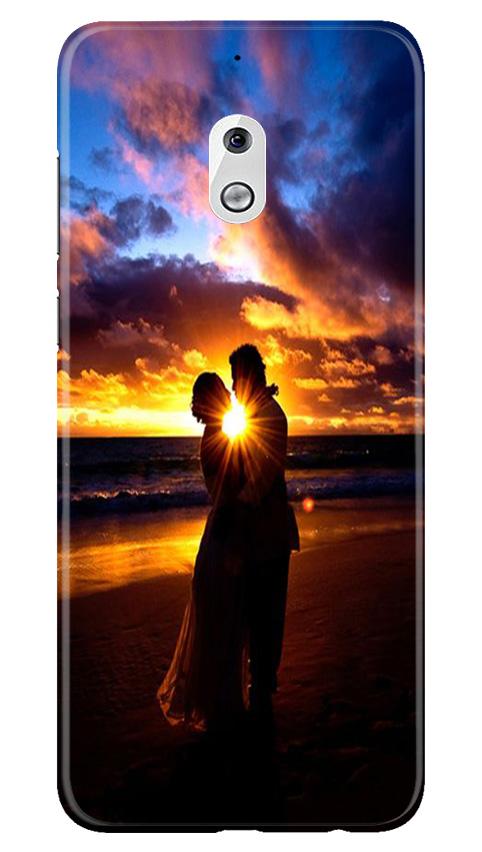 Couple Sea shore Mobile Back Case for Nokia 2.1 (Design - 13) Couple Sea shore Case for Nokia 2.1