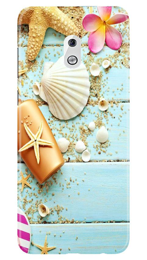 Sea Shells Mobile Back Case for Nokia 2.1 (Design - 63) Sea Shells Case for Nokia 2.1