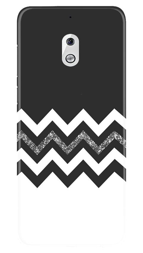 Black white Pattern2Mobile Back Case for Nokia 2.1 (Design - 83) Black white Pattern2Case for Nokia 2.1
