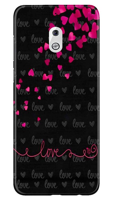 Love in Air Mobile Back Case for Nokia 2.1 (Design - 89) Love in Air Case for Nokia 2.1