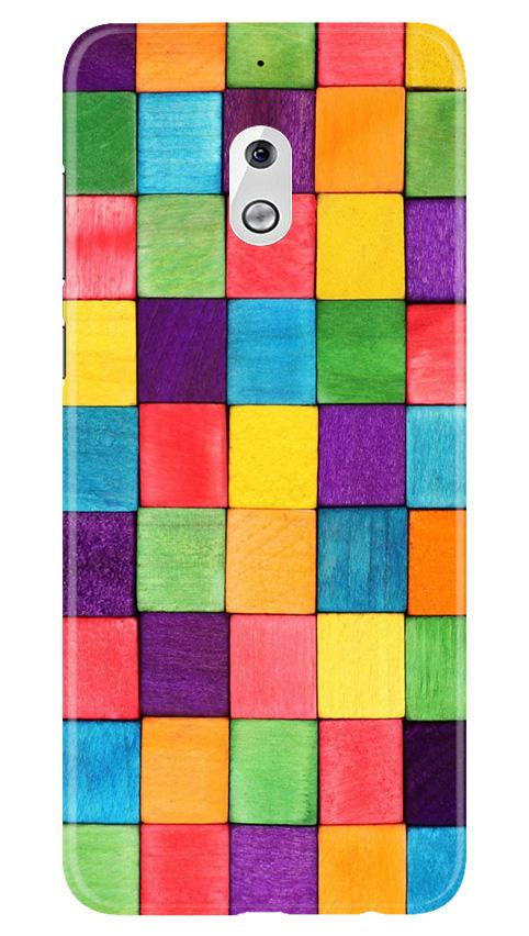 Colorful Square Mobile Back Case for Nokia 2.1 (Design - 218) Colorful Square Case for Nokia 2.1 (Design No. 218)