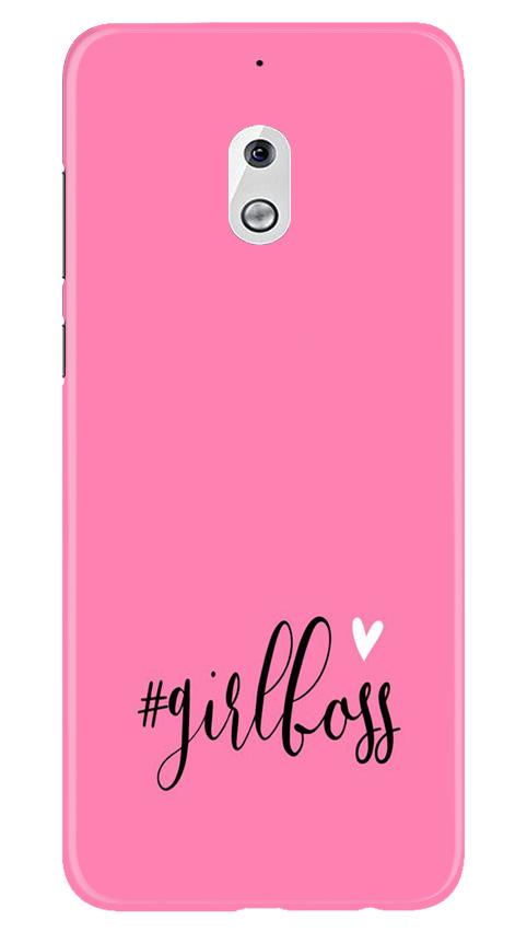 Girl Boss Pink Mobile Back Case for Nokia 2.1 (Design - 269) Girl Boss Pink Case for Nokia 2.1 (Design No. 269)