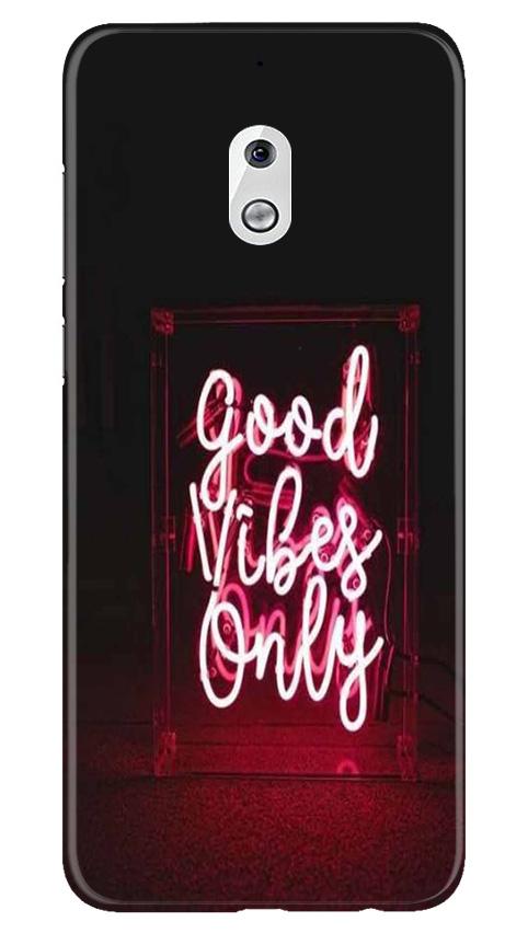 Good Vibes Only Mobile Back Case for Nokia 2.1 (Design - 354) Good Vibes Only Mobile Back Case for Nokia 2.1 (Design - 354)