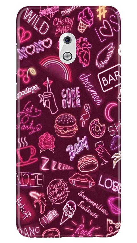 Party Theme Mobile Back Case for Nokia 2.1 (Design - 392) Party Theme Mobile Back Case for Nokia 2.1 (Design - 392)