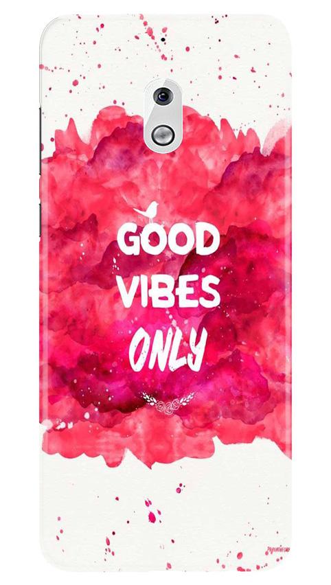 Good Vibes Only Mobile Back Case for Nokia 2.1 (Design - 393) Good Vibes Only Mobile Back Case for Nokia 2.1 (Design - 393)