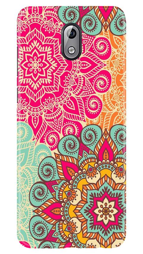 Rangoli art Mobile Back Case for Nokia 3.1 (Design - 6) Rangoli art Case for Nokia 3.1