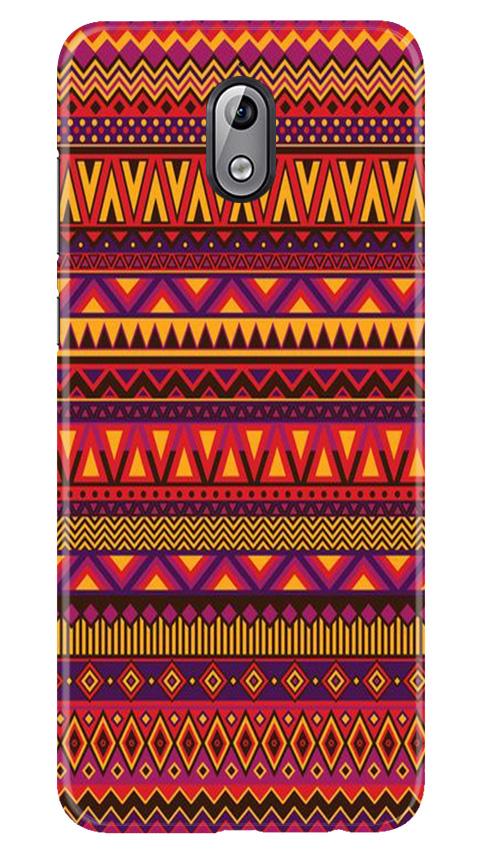 Zigzag line pattern2 Mobile Back Case for Nokia 3.1 (Design - 10) Zigzag line pattern2 Case for Nokia 3.1