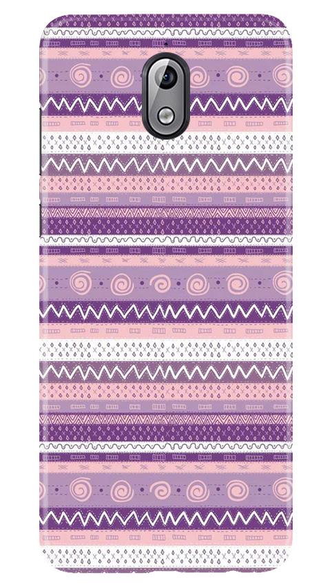 Zigzag line pattern3 Mobile Back Case for Nokia 3.1 (Design - 11) Zigzag line pattern3 Case for Nokia 3.1