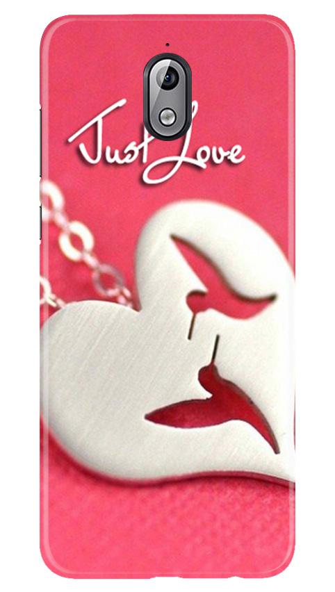 Just love Mobile Back Case for Nokia 3.1 (Design - 88) Just love Case for Nokia 3.1