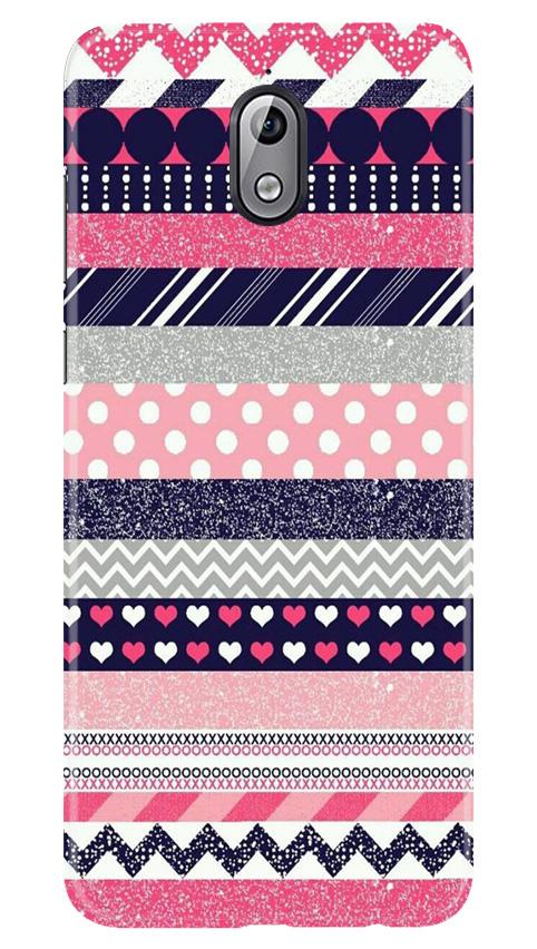 Pattern3 Mobile Back Case for Nokia 3.1 (Design - 90) Pattern3 Case for Nokia 3.1